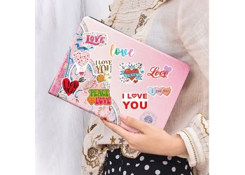 50 stuk valentijnsdag love Cartoon stickers voor kinderen en volwassenen Beloningsstickers Journal Laptop Telefoon Stickers